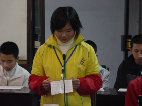 学生代表发言